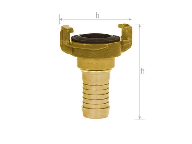 Kandžasta spojnica za vodu - rotirajuća 360° (MS 58 - Mesing) 800 X 600