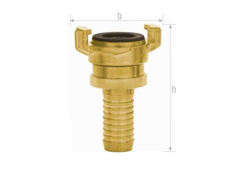 Kandžasta spojnica za vodu sa prstenom za podešavanje (MS 58 - Mesing)800 X 600