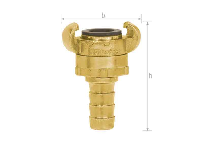 Muška kanđasta spojnica DIN 3238 zateznim prstenom 800 X 600