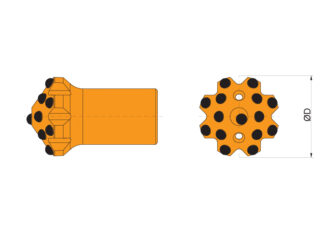 Kruna za bušenje t45 g54