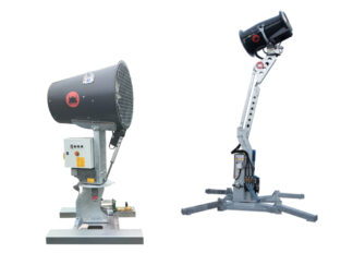 Raspršivač vode za suzbijanje prašine na gradilištu prilikom rušenja 2