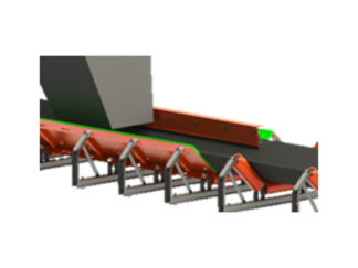 Utovarni okvir za gumene transportere HX110